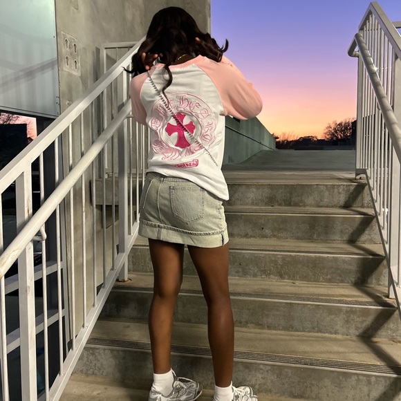 Chrome Hearts Other - White & Pink Chromehearts long sleeve shirt